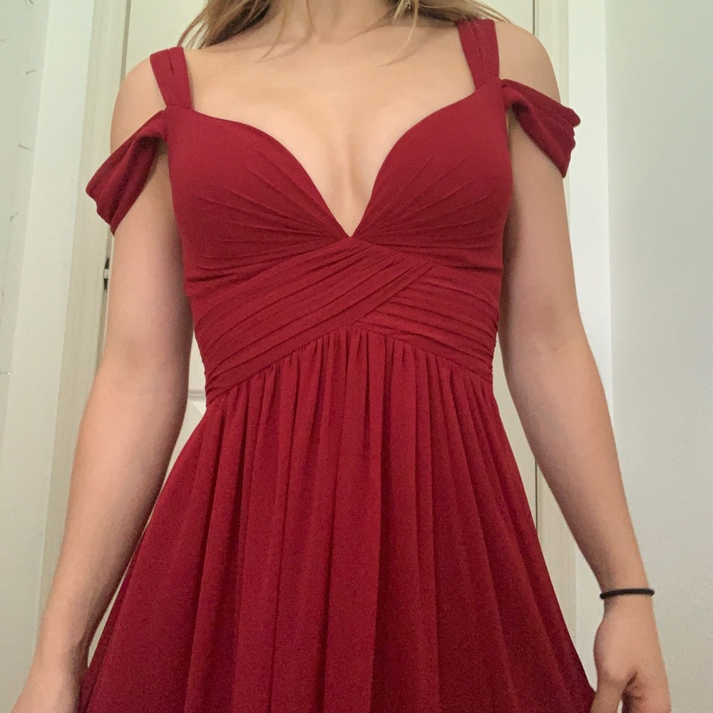 Red prom dress lulus
